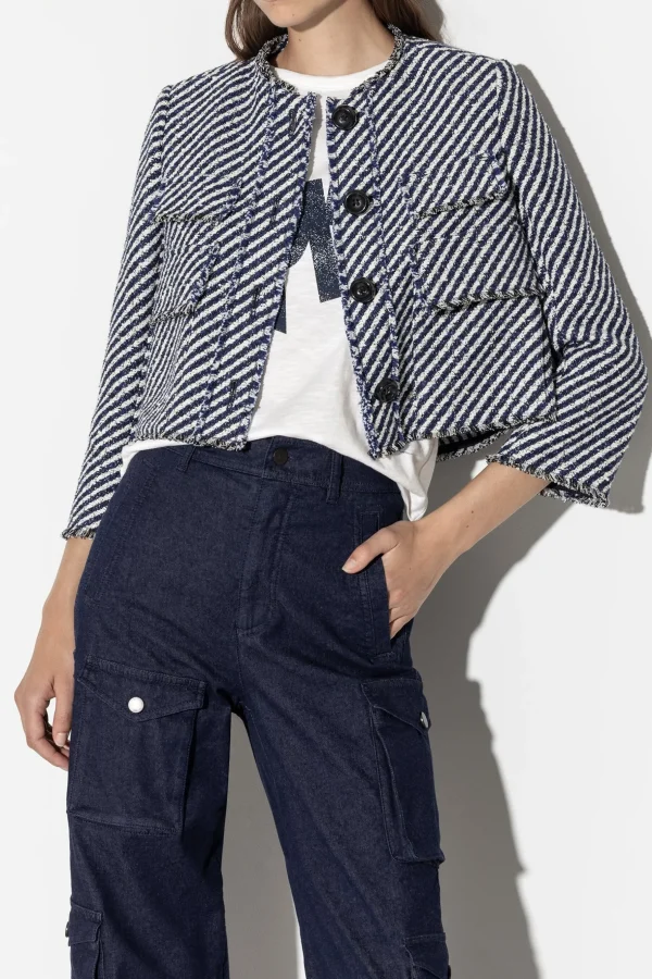 Sets | Jacken & Mäntel-LUISA CERANO Jacke In Two-Tone-Tweed multi
