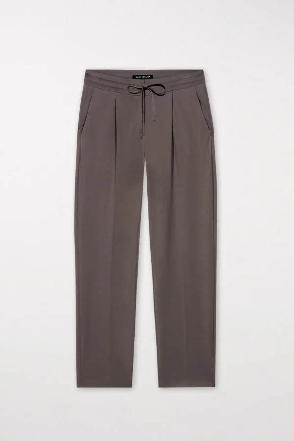 Sets | Hosen-LUISA CERANO Joggpants Aus Punto-Milano taupe