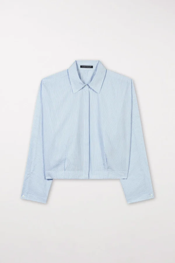 Blusen-LUISA CERANO Kimonobluse Mit Streifen multi