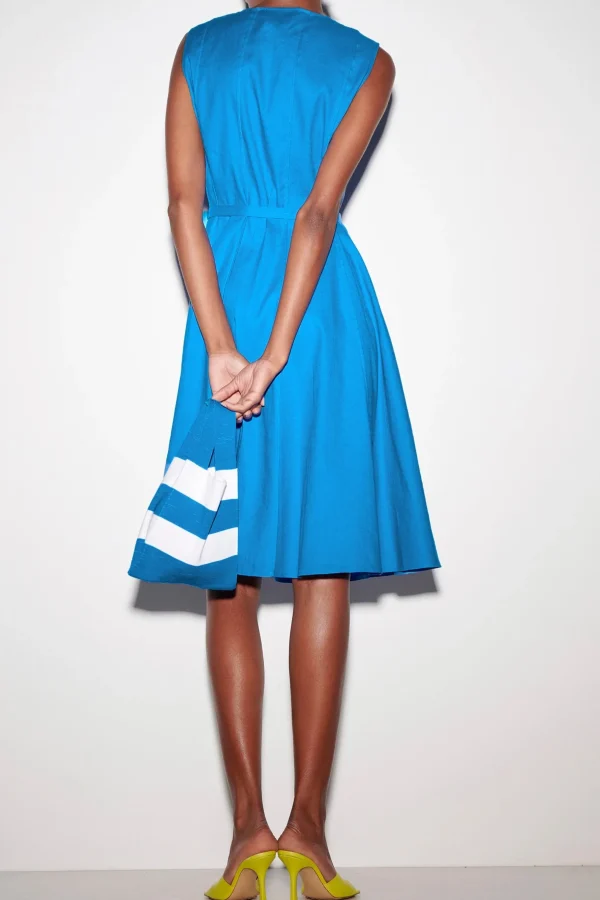 Kleider-LUISA CERANO Kleid Aus Leinen-Mix