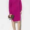 Strick | Kleider-LUISA CERANO Kleid In Rippstruktur ultra pink