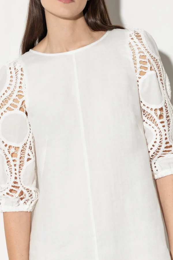 Kleider-LUISA CERANO Kleid Mit Crochet-Details