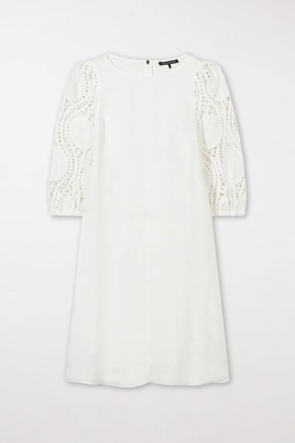 Kleider-LUISA CERANO Kleid Mit Crochet-Details