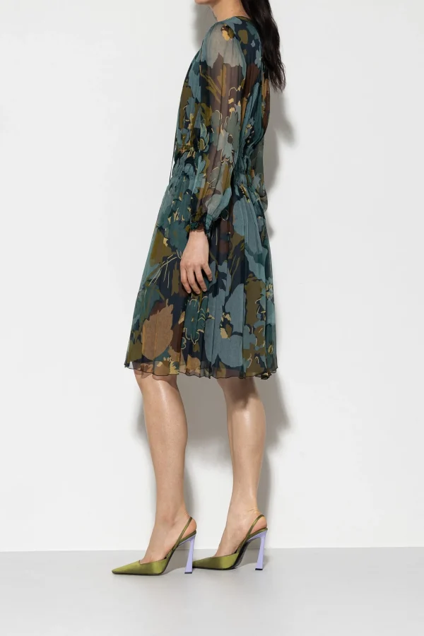Kleider-LUISA CERANO Kleid Mit Flower-Print multi