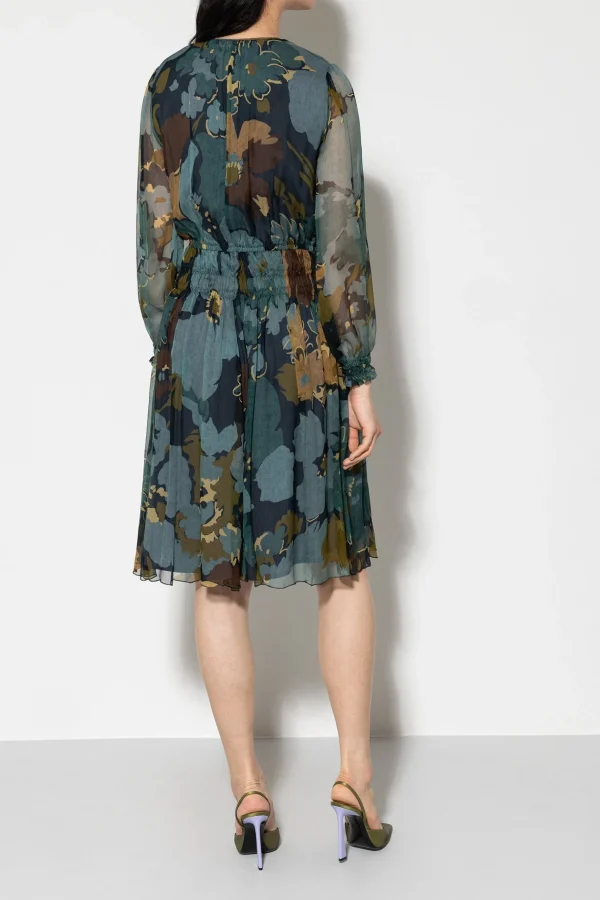Kleider-LUISA CERANO Kleid Mit Flower-Print multi