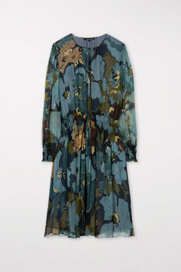 Kleider-LUISA CERANO Kleid Mit Flower-Print multi