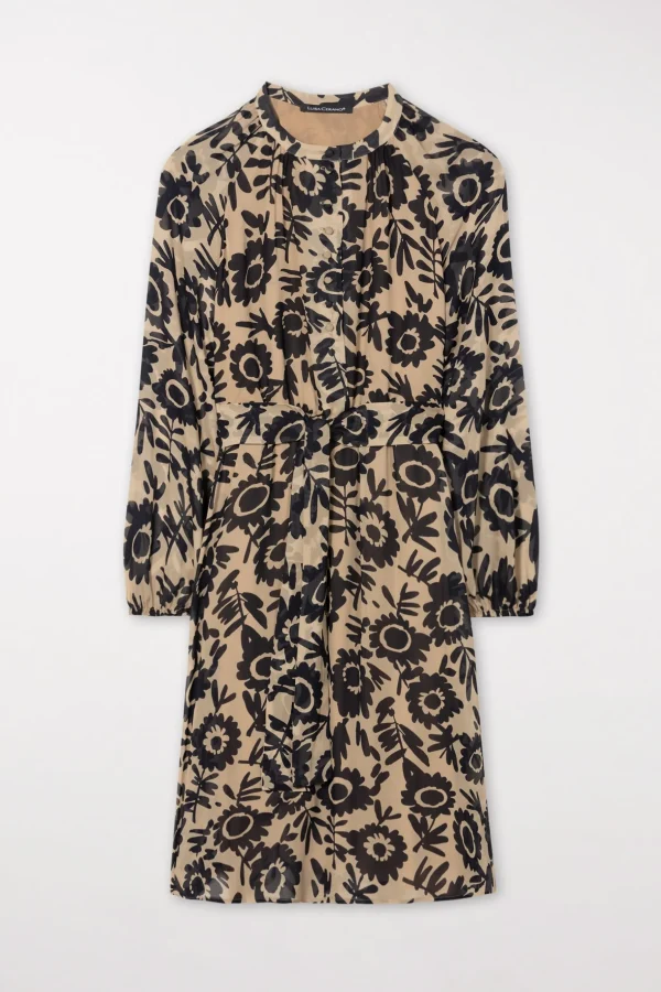 Kleider-LUISA CERANO Kleid Mit Flower-Print multi