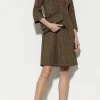 Kleider-LUISA CERANO Kleid Mit Metallic-Effekt gold metallic