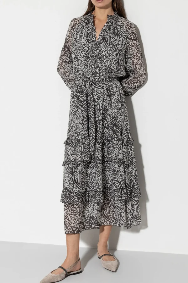 Kleider-LUISA CERANO Kleid Mit Paisley-Print multi