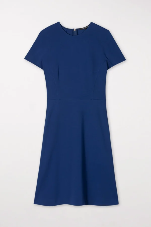 Kleider-LUISA CERANO Minikleid Aus Punto-Milano