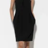Kleider-LUISA CERANO Minikleid Mit Knotendetail black
