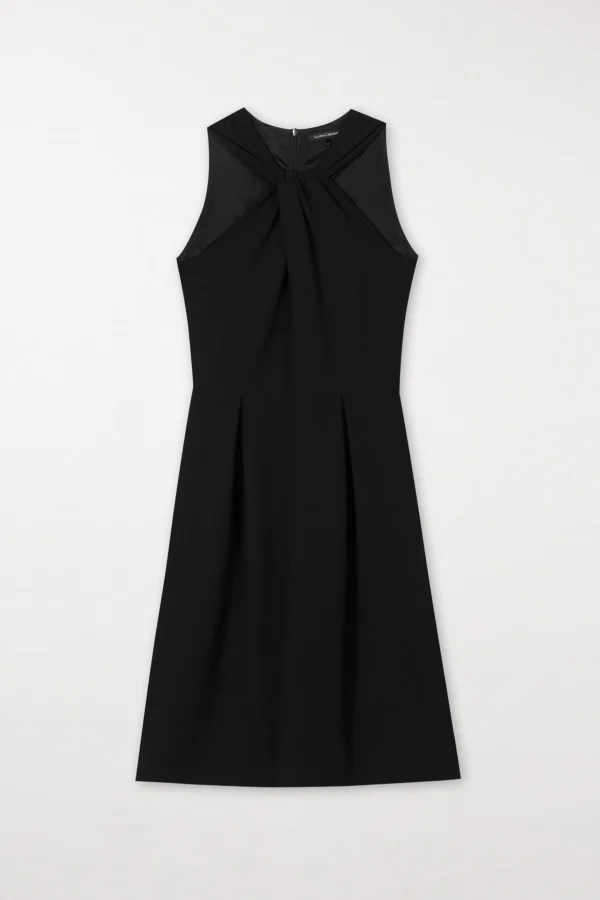 Kleider-LUISA CERANO Minikleid Mit Knotendetail black