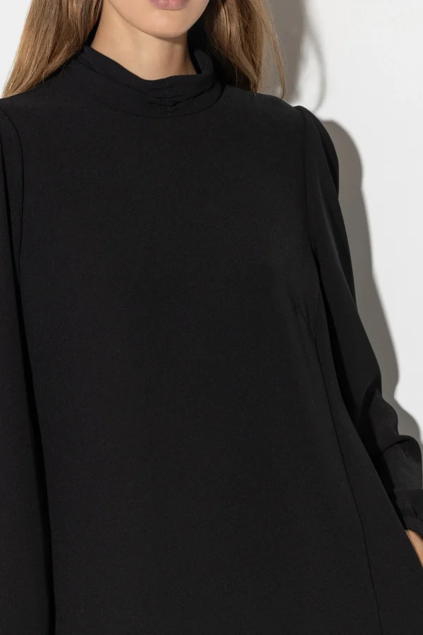 Kleider-LUISA CERANO Minikleid Mit Stehkragen
