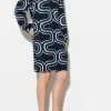 Kleider-LUISA CERANO Minikleid Mit Wave-Print multi