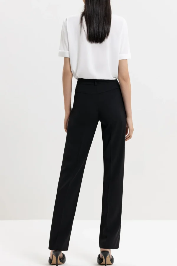 Business Studio-LUISA CERANO Pants Aus Techno Sablé black