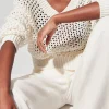 Strick-LUISA CERANO Pullover Aus Leinen-Mix