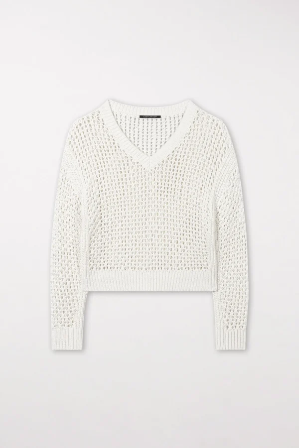 Strick-LUISA CERANO Pullover Aus Leinen-Mix