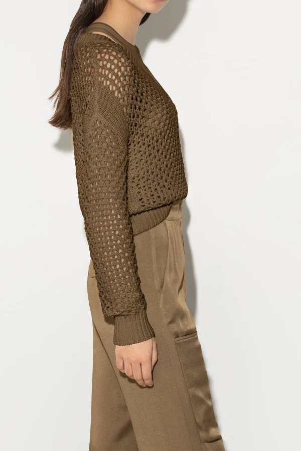 Strick-LUISA CERANO Pullover Aus Leinen-Mix