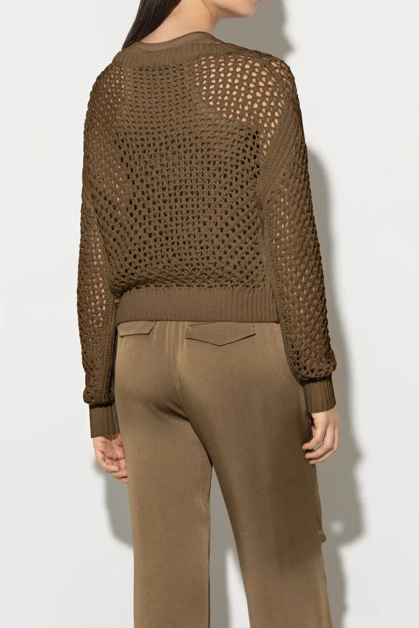 Strick-LUISA CERANO Pullover Aus Leinen-Mix