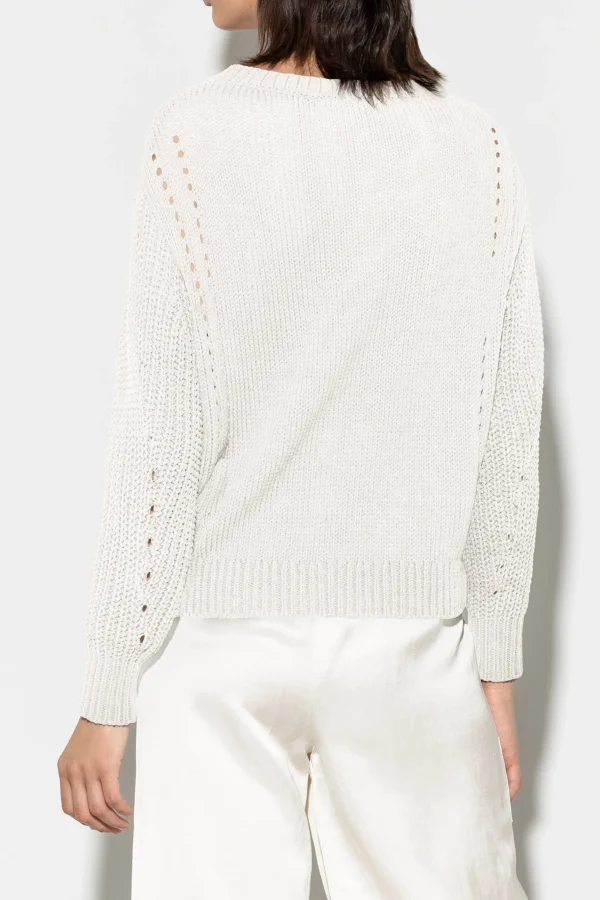 Strick-LUISA CERANO Pullover Mit Ajour-Details