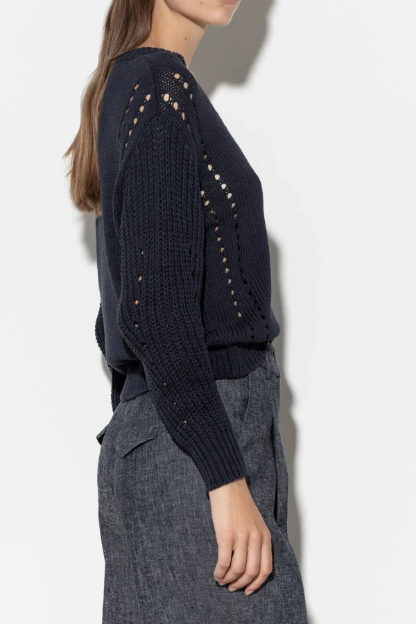 Strick-LUISA CERANO Pullover Mit Ajour-Details