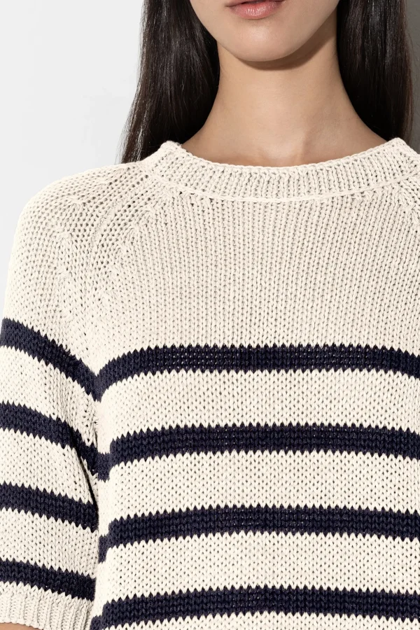 Strick-LUISA CERANO Pullover Mit Blockstreifen