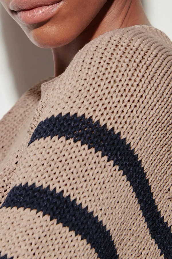 Strick-LUISA CERANO Pullover Mit Blockstreifen
