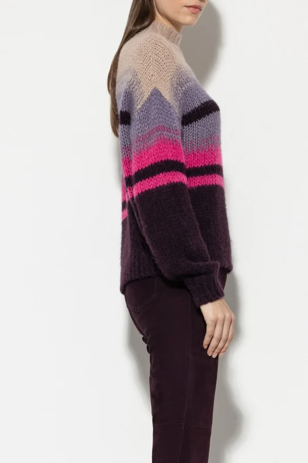 Strick-LUISA CERANO Pullover Mit Fancy-Stripe multi