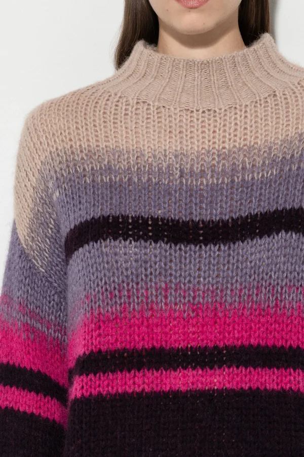 Strick-LUISA CERANO Pullover Mit Fancy-Stripe multi