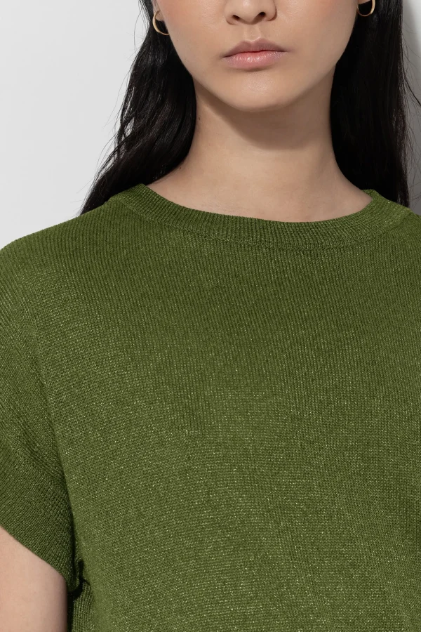 Strick-LUISA CERANO Pullover Mit Glanzgarn