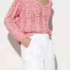 Strick-LUISA CERANO Pullover Mit V-Neck candy pink
