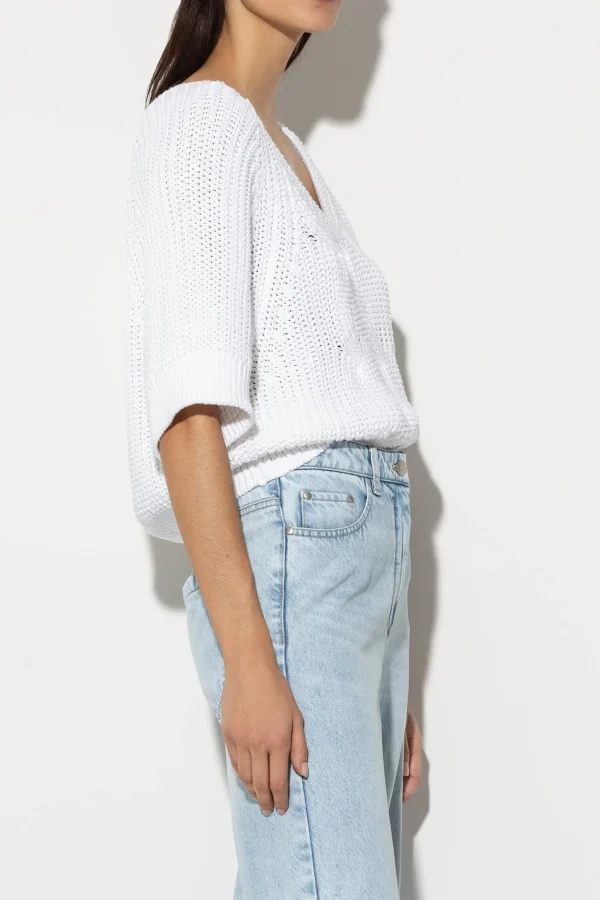Strick-LUISA CERANO Pullover Mit Zopfmuster