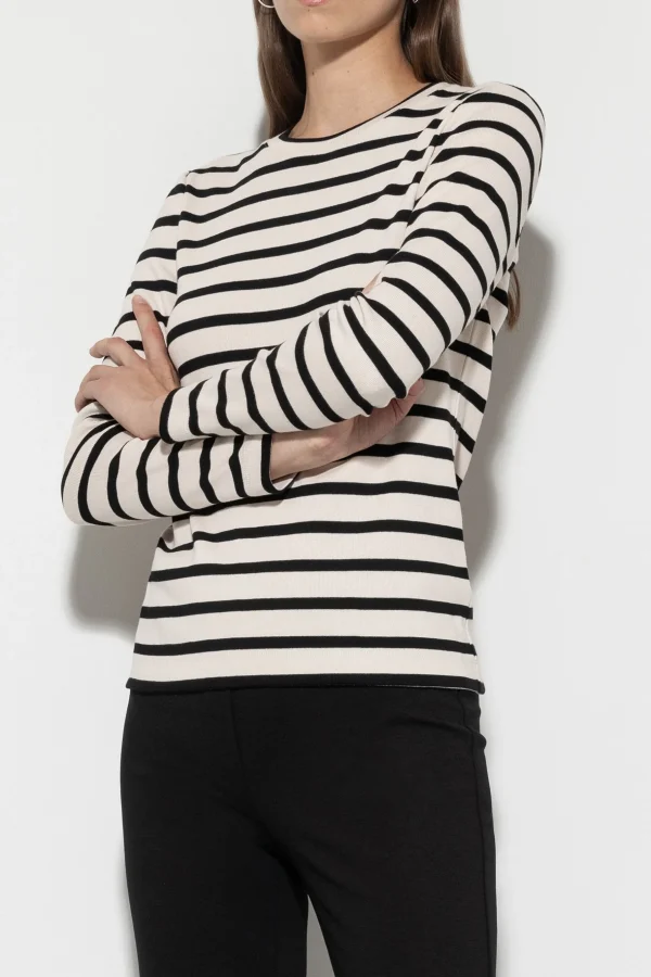 Shirts & Tops-LUISA CERANO Ringel-Langarm-Shirt multi