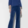 Denim | Hosen-LUISA CERANO Samt-Flared-Pants