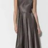 Kleider-LUISA CERANO Satin-Kleid