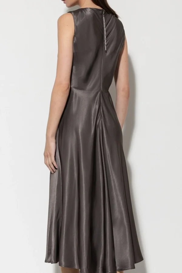 Kleider-LUISA CERANO Satin-Kleid