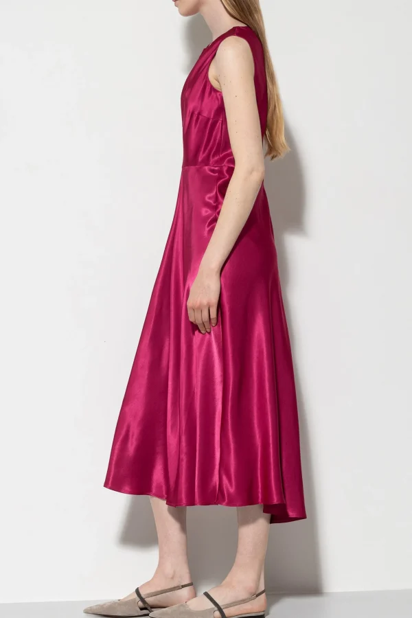 Kleider-LUISA CERANO Satin-Kleid