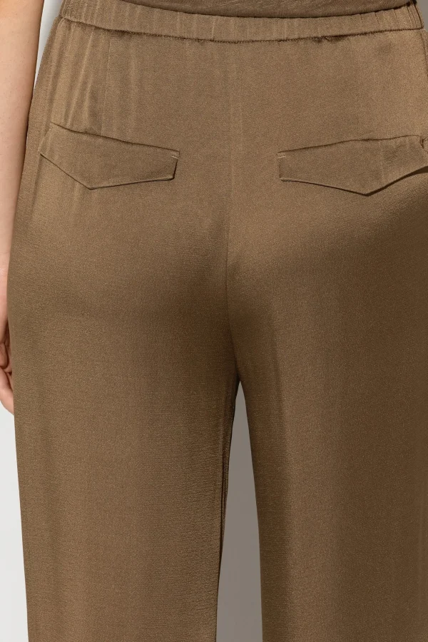 Hosen-LUISA CERANO Satin-Parachute-Pants