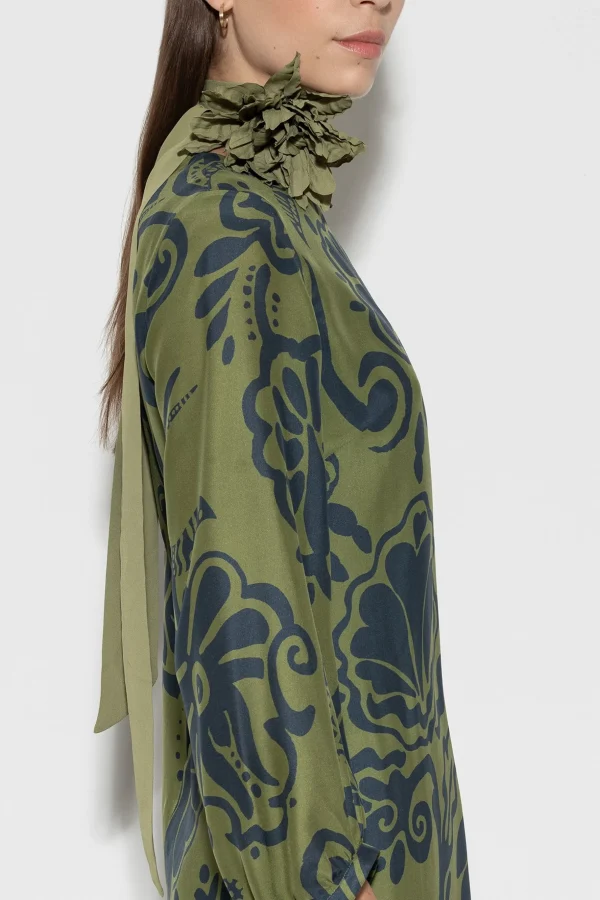 Accessoires-LUISA CERANO Schal Mit Blumen-Detail