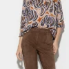 Blusen-LUISA CERANO Seidenbluse Mit Graphic-Print multi