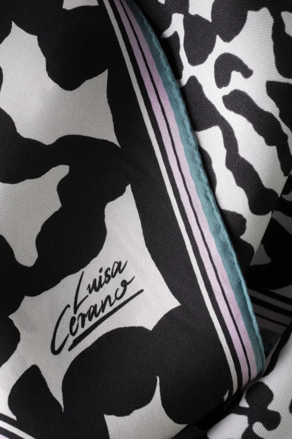 Accessoires-LUISA CERANO Seidentuch Mit Print the animal camouflage print