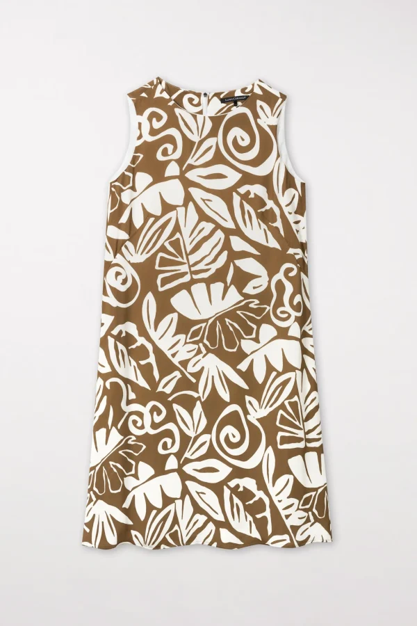 Kleider-LUISA CERANO Shiftdress Mit Leaf-Print multi
