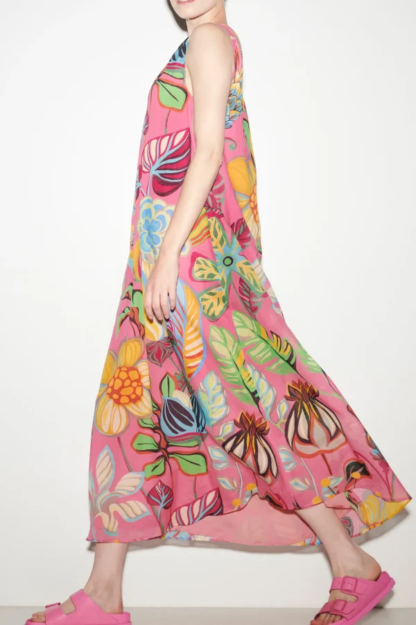 Kleider-LUISA CERANO Slipdress Mit Caribbean-Print