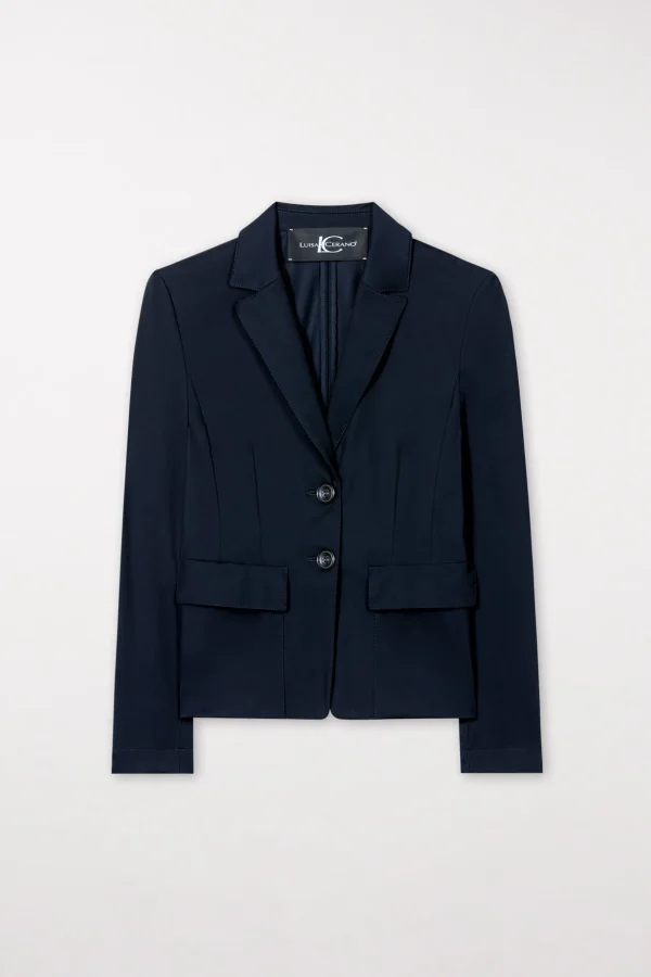 Sets | Jacken & Mäntel-LUISA CERANO Softshell-Blazer midnight blue