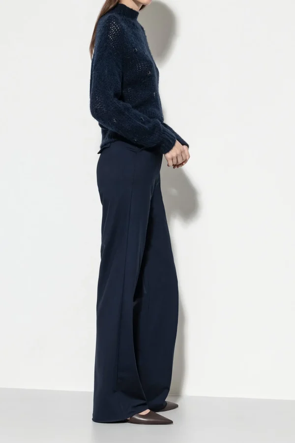 Sets | Hosen-LUISA CERANO Softshell-Wideleg-Pants midnight blue