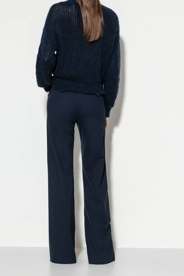 Sets | Hosen-LUISA CERANO Softshell-Wideleg-Pants midnight blue