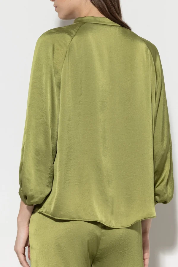 Blusen-LUISA CERANO Stehkragenbluse Mit 3/4-Arm