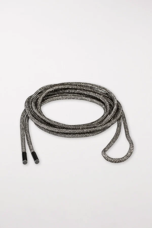 Accessoires-LUISA CERANO Strass-Gürtel
