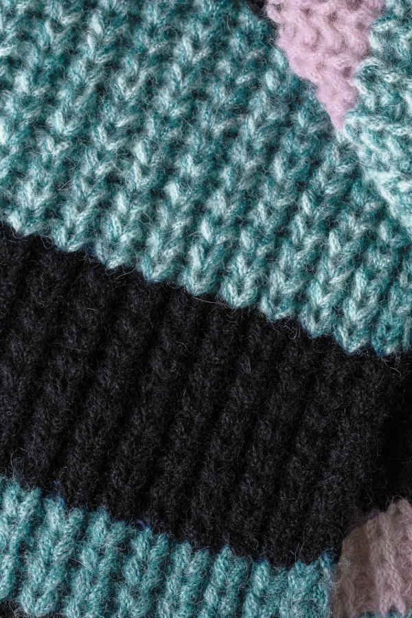 Accessoires-LUISA CERANO Streifen-Schal Aus Woll-Mix multi