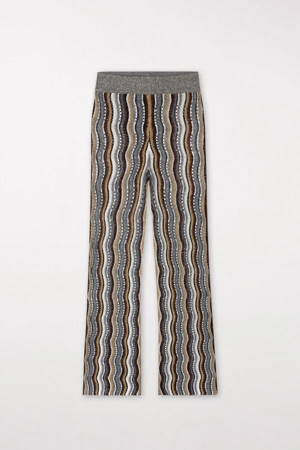 Sets | Strick-LUISA CERANO Strickhose Mit Fancy-Stripe multi